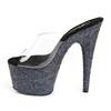 Pleaser - ADORE701LG Mules à talons - Chaussures de pole dance - Noir Product image